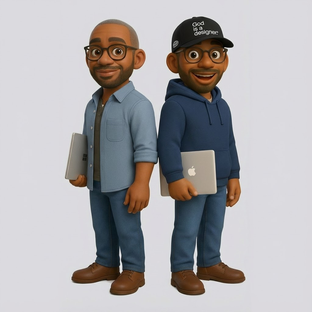 Digital Tim and Designer Tim